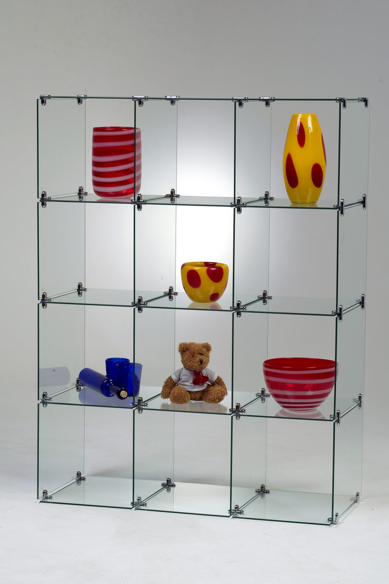 Selbstbauvitrine - SB03-4040 - 124 x 40 x 165 cm (BxTxH)