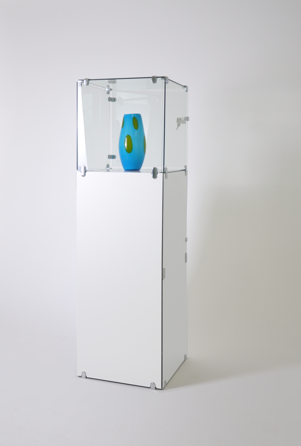 Haubenvitrine ohne Staufach 42x42x140 cm