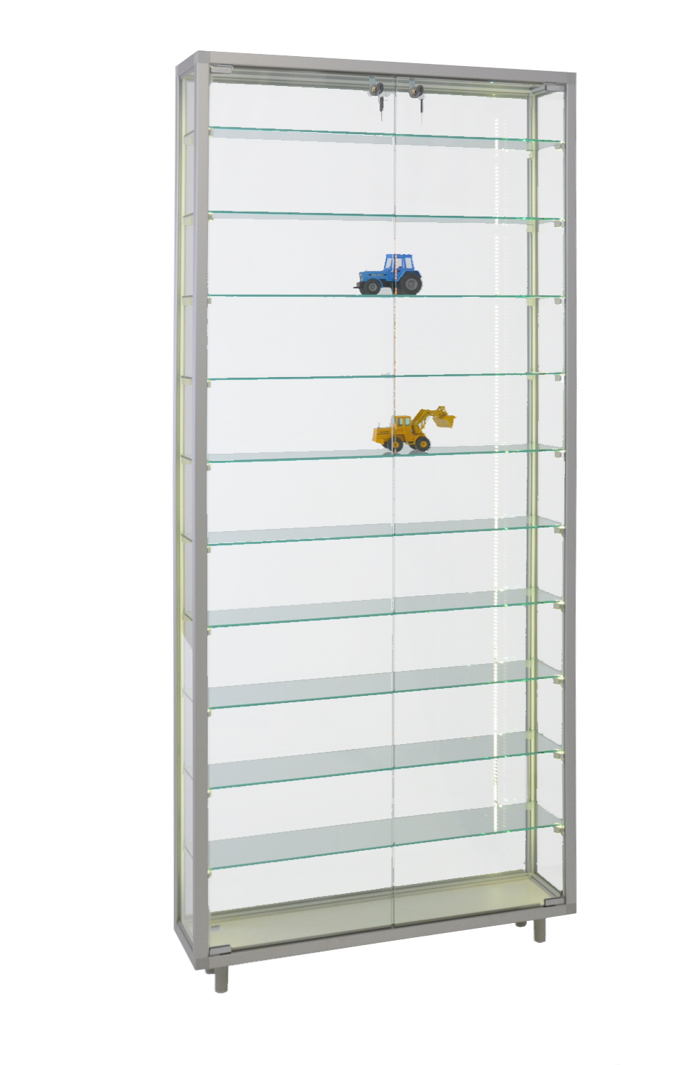 Brandschutz-Flachvitrine Class - 78 x 19 x 183,5 cm (BxTxH) - Artikel: C7819B1