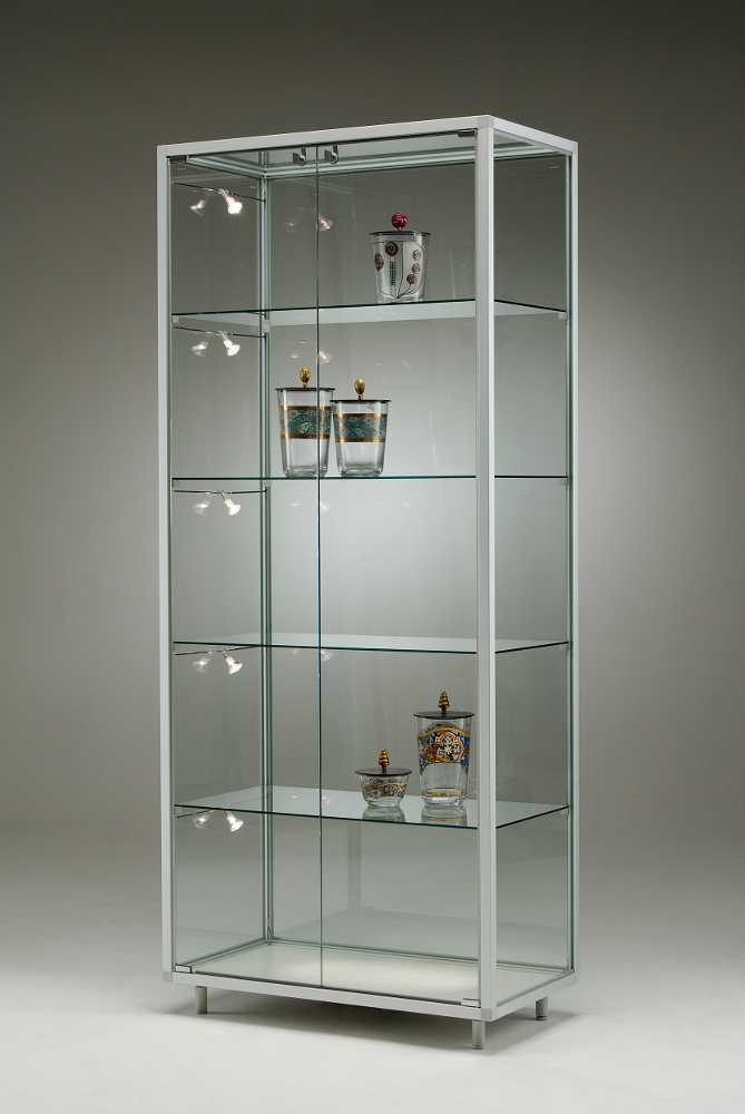 Vitrine C717 - 78 x 41,5 x 183,5 cm