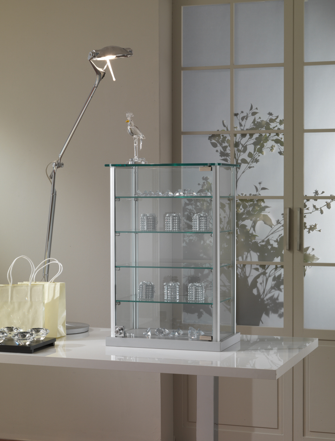 Aufsatzvitrine  ADT40-25 - 40 x 25 x 60 cm