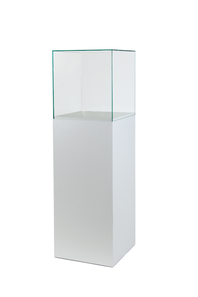 Haubenvitrine mit Stülphaube ohne Schloss  - in 4 Größen - Artikel: HB10