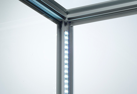Brandschutz-Vitrine C417B1 - LED-Streifenbeleuchtung