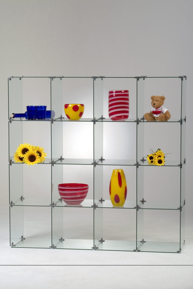 Selbstbauvitrine SB04-3030440 - 16 Faecher 