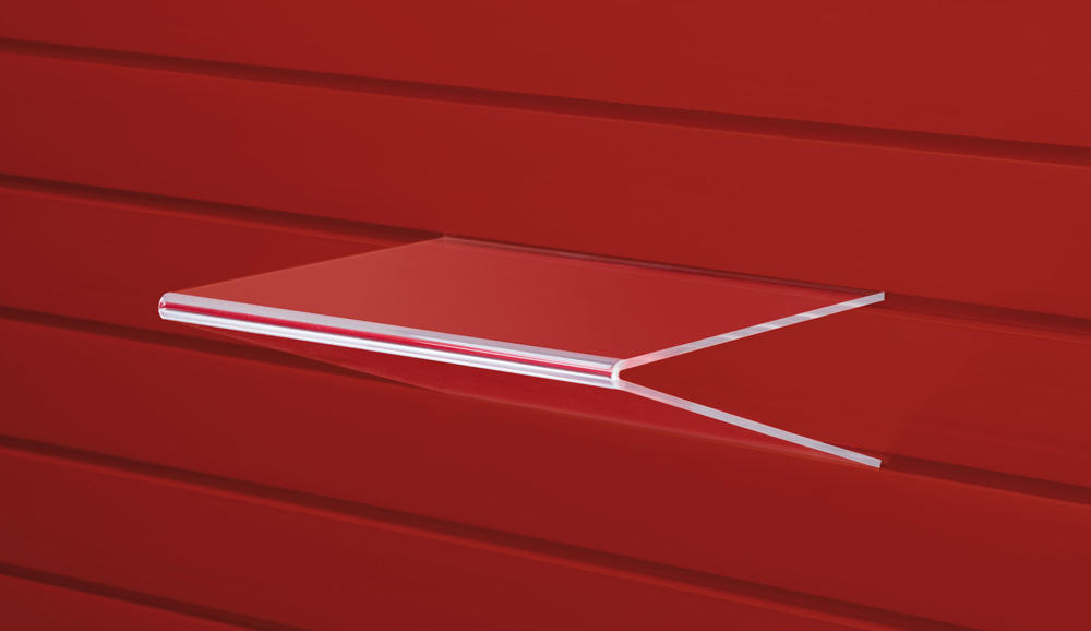 Ablage 20x17 cm für Lamellenwand - verstärkt