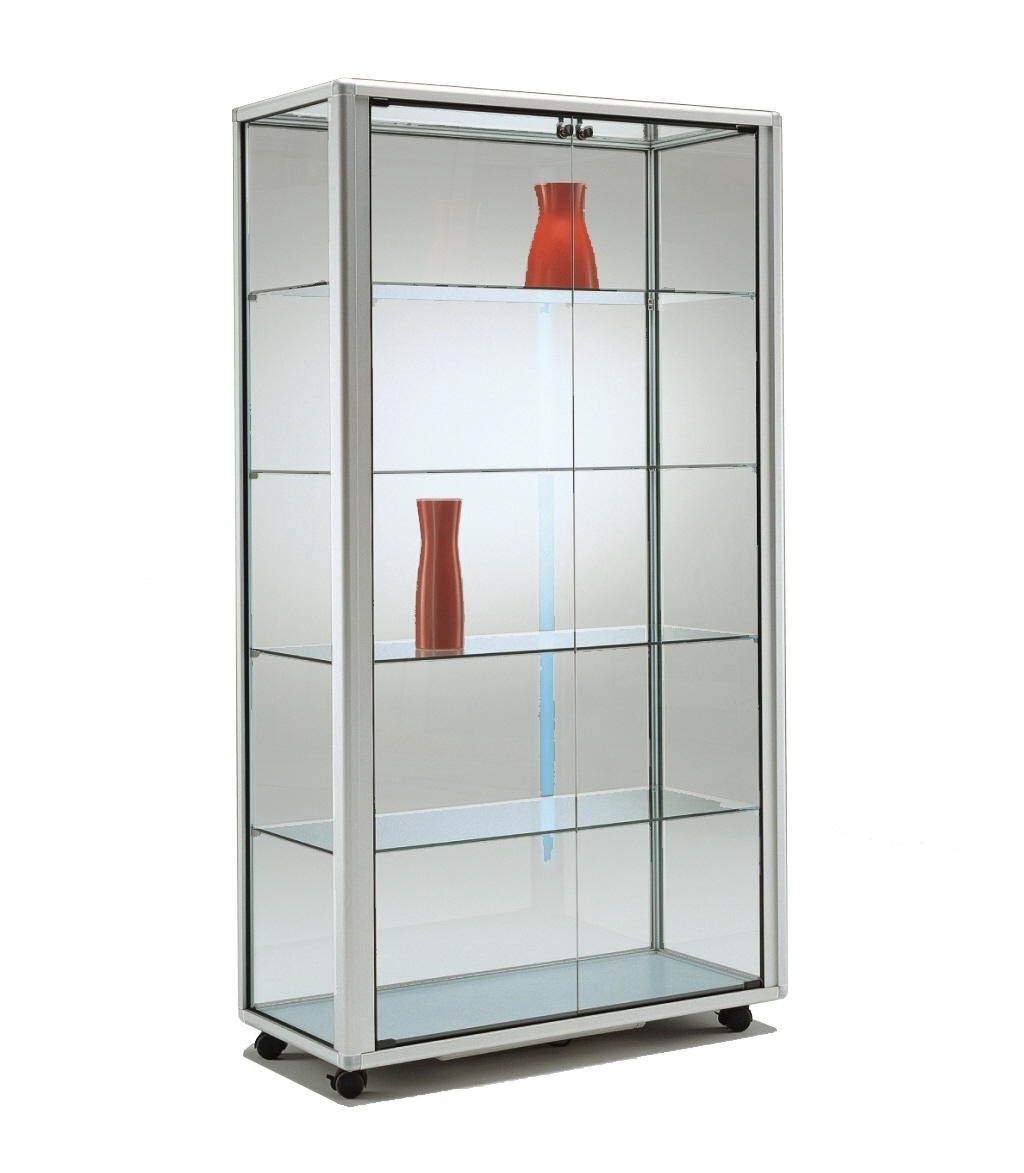 Standvitrine Omega - 99 x 55,5 x 184,5 cm (BxTxH) - Artikel: OL9955